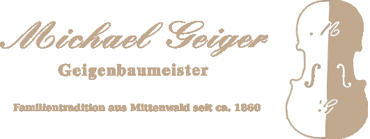 Michael Geiger Geigenbaumeister Logo Gold